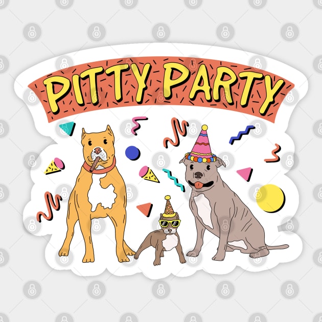 Pitty Party Sticker by Milasneeze